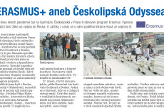 Erasmus+ v časopisu Devítka